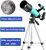 Telescope 70mm Aperture for Kids & Astronomy Beginners, Travel Telescope with Adjustable Tripod & Phone Adaper, Magnification 20X–200X