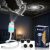 5D Holographic Night Light Projector, USB Plug and Play HD Star Projector