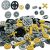 Miutrue Technical Parts Wheels Gears Building Blocks Accessories Pieces kit Construction Toys Set for Kids 6yrs+ Compatible with Major Brands