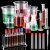 Baderke 28 Pcs Plastic Beakers Test Tubes with Graduated Cylinder Flask