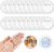Clear Button Pins Plastic for Crafts – 20 Pack Circle Acrylic Round Button DIY Design, Blank Pins Bulk, Photo Pin Making Kit for Badge Maker DIY Crafts Supplies (2.36 Inch)