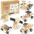 6-in-1 Solar STEM Wooden Building Kit for Kids Ages 6-14
