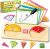 D-FantiX Wooden Fruit Fraction Manipulatives Set