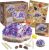 MindWare Dig It Up Giant Gem Discovery Kit – Gemstone Dig Kit Offers Geology for Kids with 12 Real Polished Hidden Gemstones – Includes 1 Giant Gem, Chiseling Tools, Gemstone Poster – Ages 4+