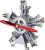 TECHING Jet Engine Model Kit 5-Cylinder Radial Engine Model Kit That Runs Mechanical Metal Assembly DM116 230+pcs