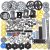 ASTEM 100+PCS Technic Gears and Axles Compatible with Technic-Sets,Gears-Rack (Gears-Pins-Axles Differential New) for Car Building Brick Accessories Pieces Sets (Random Color)