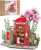 Rolife 3D Puzzles for Adults Blossom Book Booth, Toy Model Building Set for Adults for Table Toys & Home Decor, Creative Birthday Gift for Girls&Boys (116 PCS)