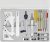 Nicpro 20PCS Professional Geometry Set Drafting Tool Protractor Compass