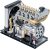 TECHING Mini Diesel Engine Model kit that Runs OHV 4-Cylinder Engine Mechanical Metal Assembly DIY Car Engine Model Kit 300+pcs DM-115