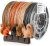AMOLEN Wood PLA 3D Printer Filament Walnut Cherry Bamboo Ebony 200G x4