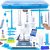 Physics Mechanics Kit, Lab Set with Pulley, Balance, Force Gauge, 26 Exp