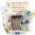 1540 Pcs Electronic Component Assortment Kit LED Diode Transistor Metal Film Resistors Aluminum Electrolytic Capacitors Ceramic Capacitors and 40Pin Male to Male Jumper Wire